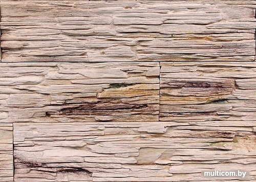 Декоративный камень Polinka Саянский сланец У0102Г (бежевый градиент, угловой)