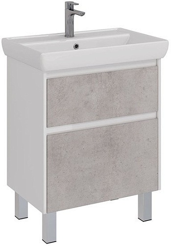 Lemark Тумба под умывальник Combi 70 LM03C70T (белый глянец)