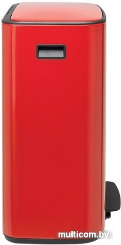 Brabantia Bo Pedal Bin 2 x 30 л (пламенно-красный)
