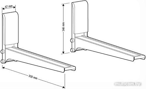 Кронштейн Holder MWS-2005 (металлик)