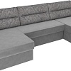 П-образный диван Лига диванов Форсайт 100834 (серый)