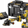 DeWalt DCK2020P2T (шуруповерт, УШМ, кейс)