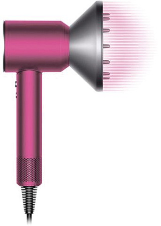 Фен Dyson HD07 Supersonic 390244-01 (фуксия/никель)
