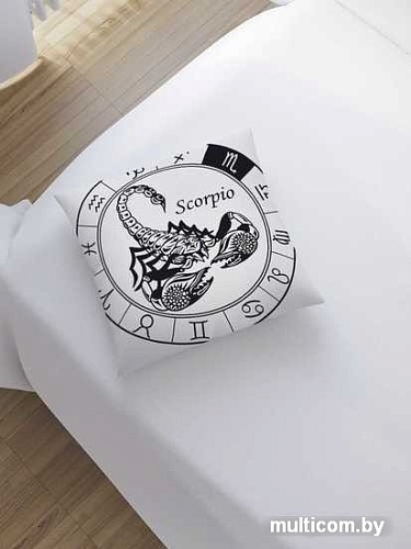 Чехол на подушку JoyArty Звездный скорпион sl_18712