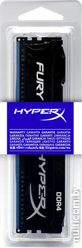 Оперативная память Kingston HyperX Fury 8GB DDR4 PC4-21300 [HX426C16FB2/8]