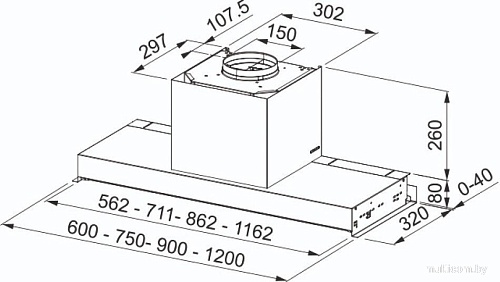 Кухонная вытяжка Franke Maris FSTS Drip-Free 60 X 305.0702.609