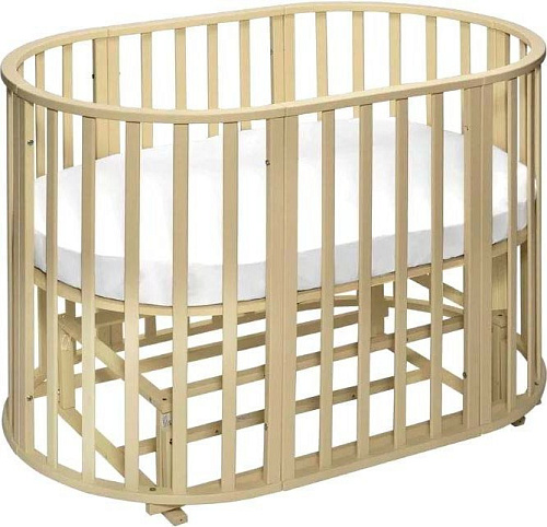 Кроватка-трансформер Sweet Baby Delizia V2 9 в 1 (слоновая кость)