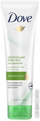 Dove Крем для умывания матирующий 120 мл