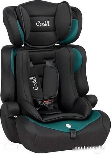 Детское автокресло Costa HC-01 (черный/зеленый)