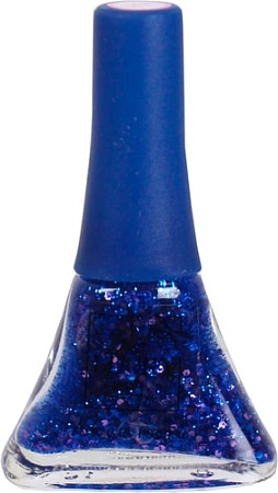 Лак для ногтей детский Lukky 13К синий с блестками