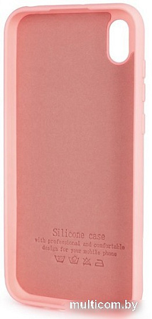 Чехол для телефона Case Cheap Liquid для Huawei Y5 2019/Honor 8S (светло-розовый)