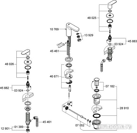 Смеситель Grohe Eurosmart Cosmopolitan 20187000