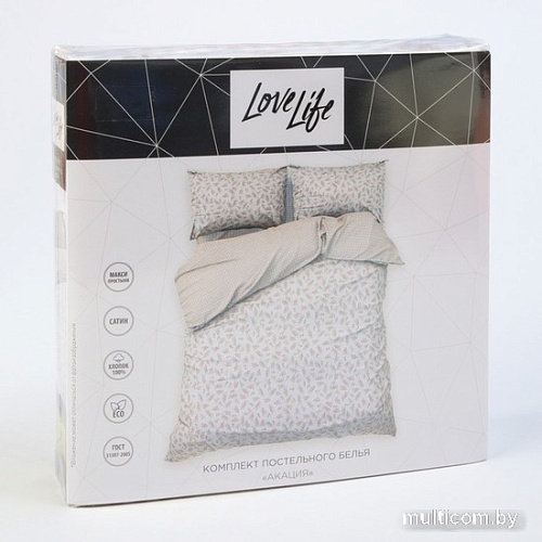 Постельное белье Love Life Акация 1.5сп 9861622