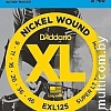 Струны для гитары D'Addario EXL-125