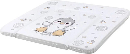 Пеленальный матрас Sweet Baby Pinguino New Grigio 80x71 (пингвин серый)