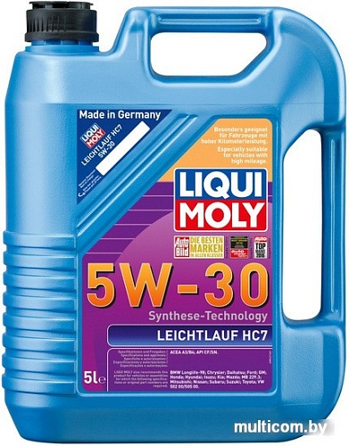 Моторное масло Liqui Moly Leichtlauf HC7 5W-30 5л