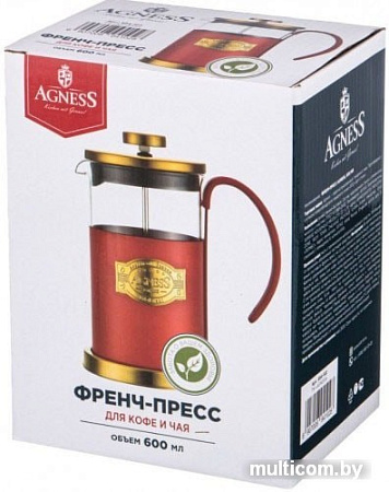 Френч-пресс Agness Тюдор 894-102