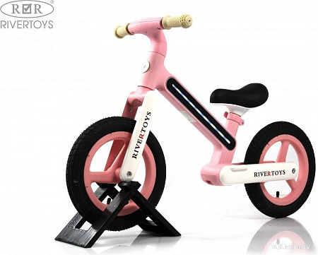 Беговел RiverToys HB-002 (розовый)