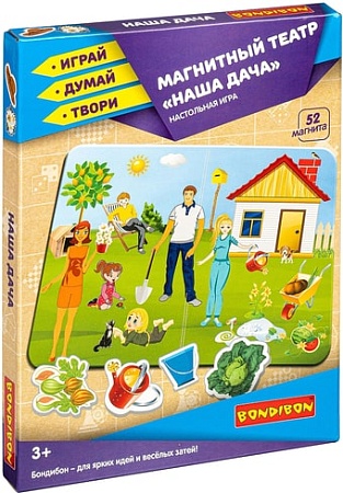 Развивающая игра Bondibon Магнитный театр. Наша дача ВВ4410