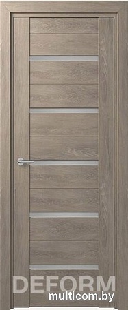 Межкомнатная дверь Юркас Deform D11 ДО 70x200 (дуб шале седой/мателюкс)