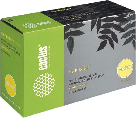 Картридж CACTUS CS-PH6180Y (аналог Xerox 113R00725)