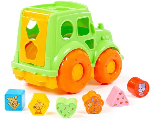 Сортер Полесье Оранжевая корова Трактор 91734