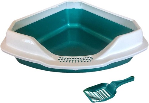 Туалет-лоток Homecat 75252 (бирюзовый перламутр)