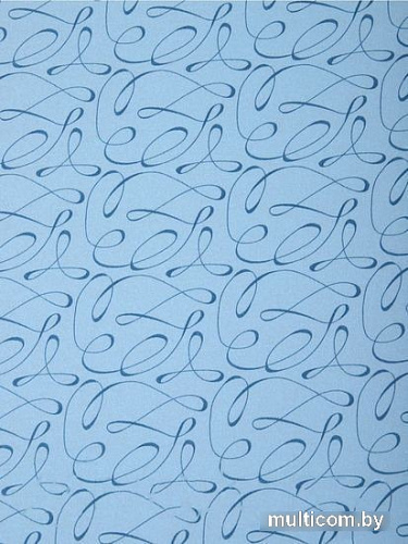 Постельное белье Luxsonia Трикотаж на резинке 160x200 1393 (вензель голубой)