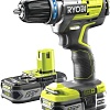 Дрель-шуруповерт Ryobi R18DDBL-225B 5133003611 (с 2-мя АКБ, кейс)