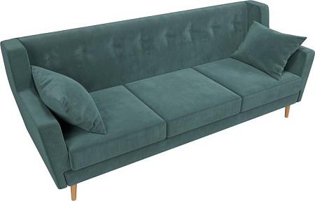 Диван Mebelico Брайтон 3 109149 (велюр, бирюзовый)