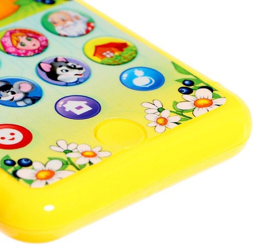 Развивающая игрушка Zabiaka Телефончик. Однажды в сказке 10111269 (желтый)