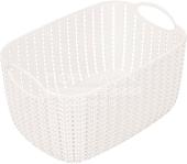 Корзина Idea Вязание 4 л (белый)