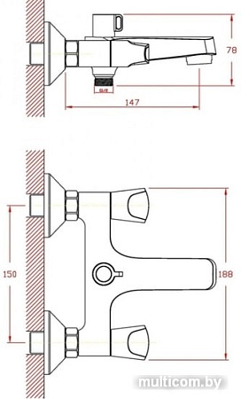 Смеситель Zollen Minden MI61420941