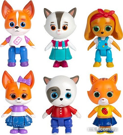 Набор фигурок Кошечки-Собачки 6 героев 39224