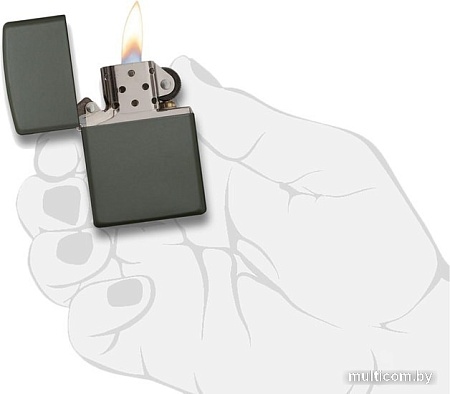 Зажигалка Zippo Classic Matte Green 221-000144