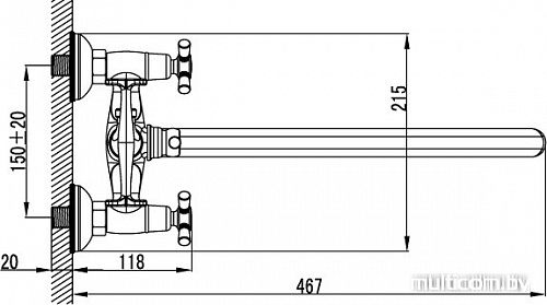 Смеситель IDDIS Rise RISSBL2i10