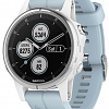 Умные часы Garmin Fenix 5S Plus (белый/голубой)