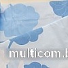Шторка-занавеска для ванны Miranda Y Herbarium Blue