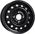 Штампованные диски ТЗСК Daewoo/Nexia 14x5.5&quot; 4x100мм DIA 56.6мм ET 49мм Черный глянец