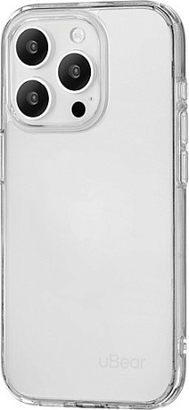 Чехол для телефона uBear Real для iPhone 15 Pro (прозрачный)