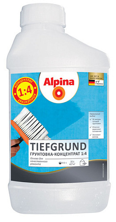 Акриловая грунтовка Alpina Tiefgrund (1 л)