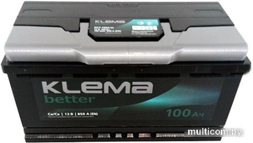 Автомобильный аккумулятор Klema Better 6CТ-100(0) (100 А·ч)