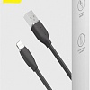Кабель Baseus Jelly Liquid Silica Gel USB Type-A - Lightning (2 м, черный)