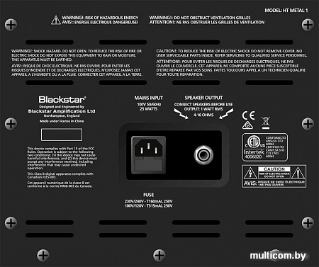 Комбик Blackstar HT Metal 1