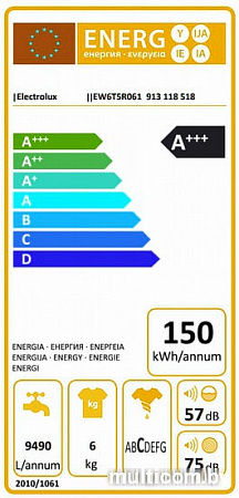 Стиральная машина Electrolux EW6T5R061