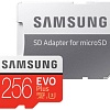 Карта памяти Samsung EVO Plus microSDXC UHS-I, U3 + адаптер 256GB