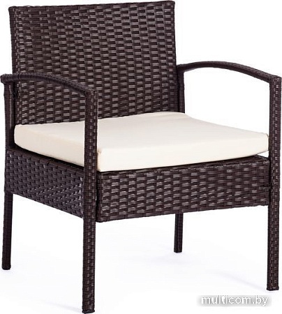 Набор садовой мебели TetChair Лаундж сет mod. 210000 (коричневый/DB-02 бежевый)