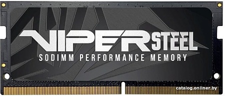 Оперативная память Patriot Viper Steel 16ГБ DDR4 SODIMM 3200 МГц PVS416G320C8S