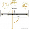 Душевая дверь Cezares VARIANTE-B-1-70/80-C-Cr