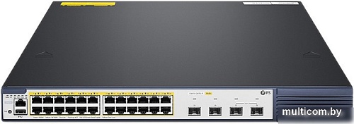 Управляемый коммутатор уровня 2+ FS S3410-24TS-P